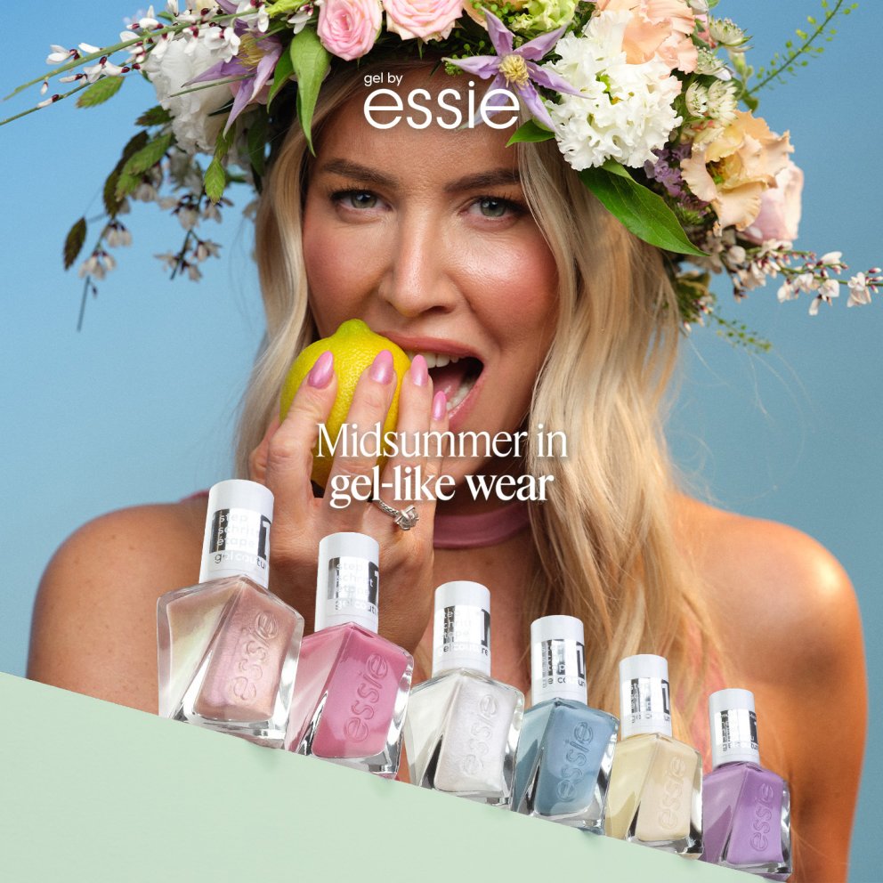 Gellökkin frá Essie eru í uppáhaldi hjá okkur en Midsummer-línan er tilvalin í sumarveislurnar.