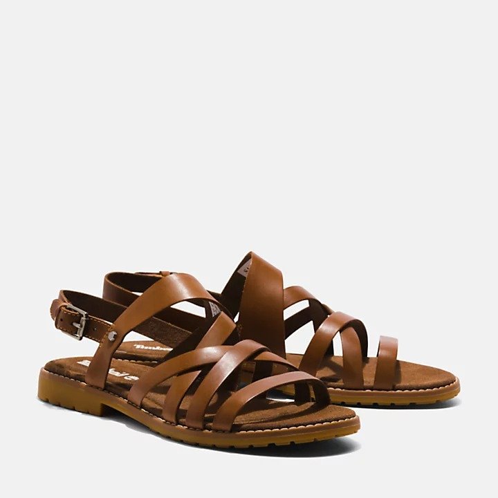 Þessir geggjuðu leðursandalar eru frá Timberland og á 20% afslætti á Kauphlaupi og kosta þá 11.992 kr.
