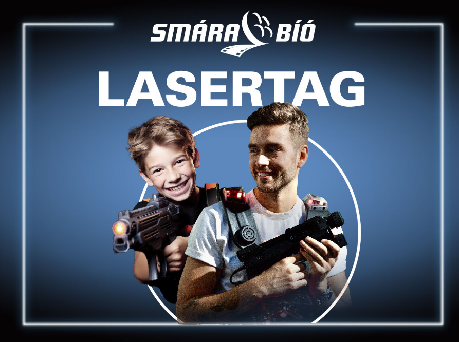 Þú færð gjafabréf í Lasertag í Smárabíó, 1.850 kr.