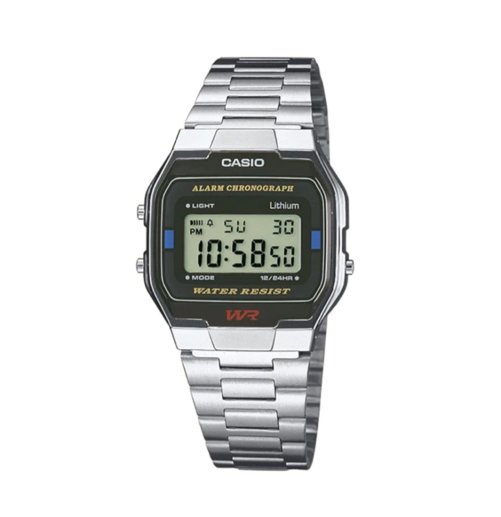 Gamla, góða Casio-úrið er skemmtilega retró og fer aldrei úr tísku. Meba, 9.900 kr.