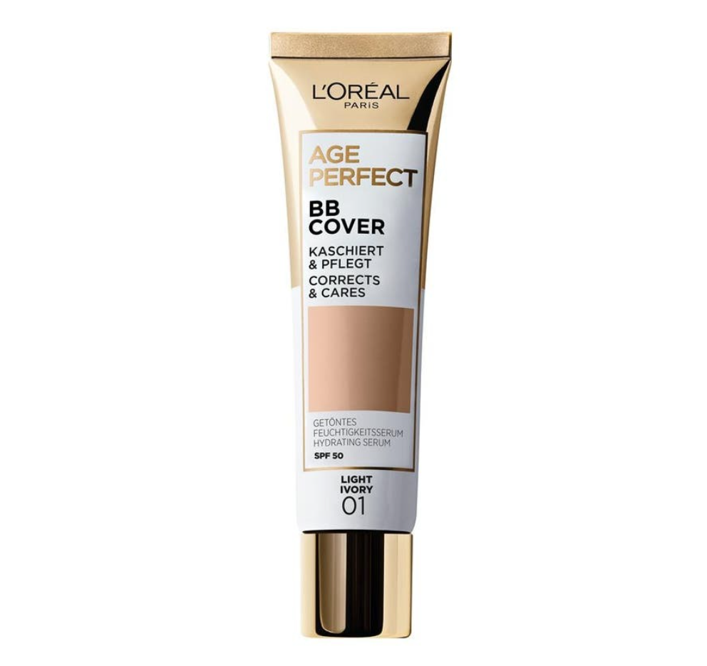 Við getum ekki mælt nóg með Age Perfect BB-farðanum frá L´Oréal sem gefur húðinni fullkomnað útlit með áferð sem er eins og andlitskrem. Ekki láta nafnið blekkja ykkur því þessi hylur fáránlega vel. Hagkaup, 2.899 kr.