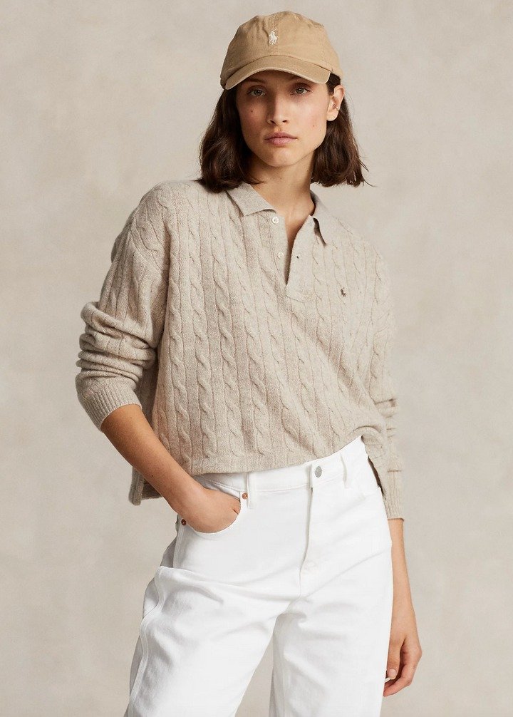 Klassísk kaðlapeysa, Polo Ralph Lauren, Mathilda, 35.994 kr.
