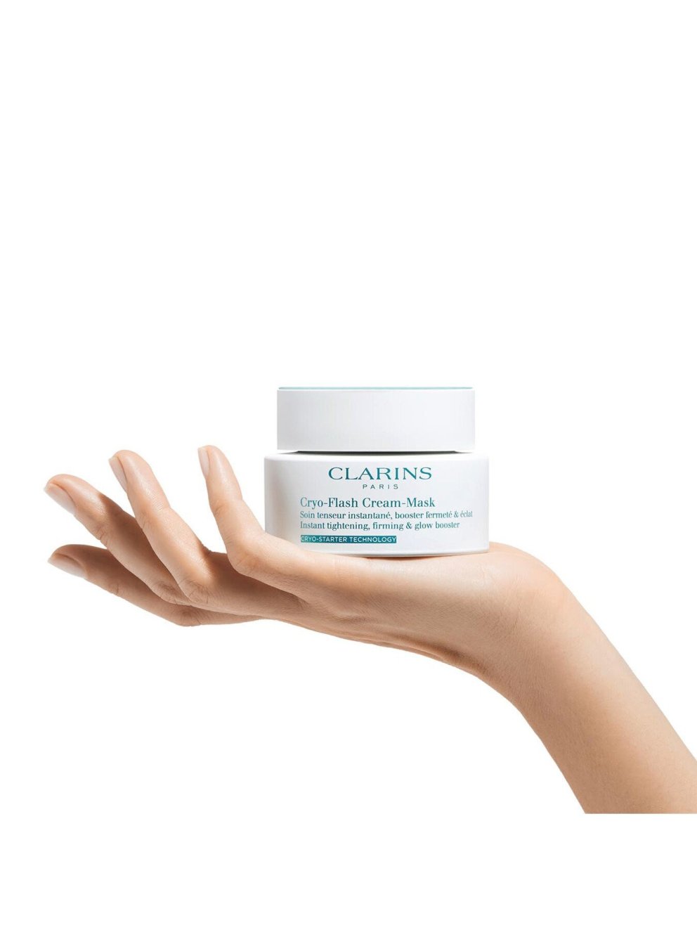 Cryo-Flash Cream-maskinn frá Clarins er að fá glimrandi dóma. Fæst í Hagkaup, Smáralind og er á Tax Free þessa dagana.