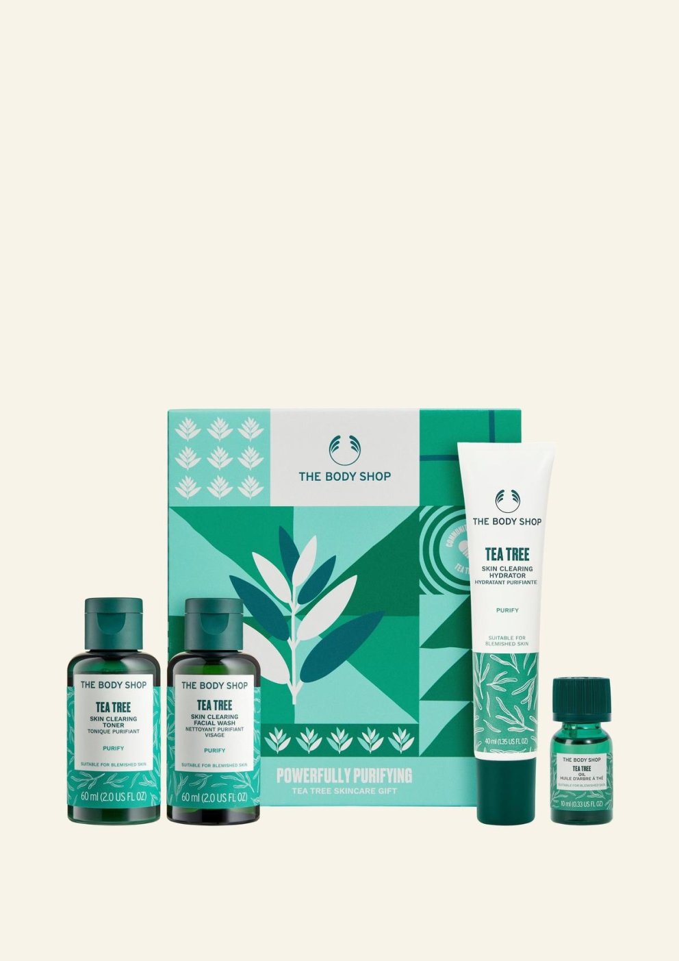 Fullkomin húðrútína fyrir þau sem eru með olíukennda húð eða bólur. The Body Shop, 4.990 kr.