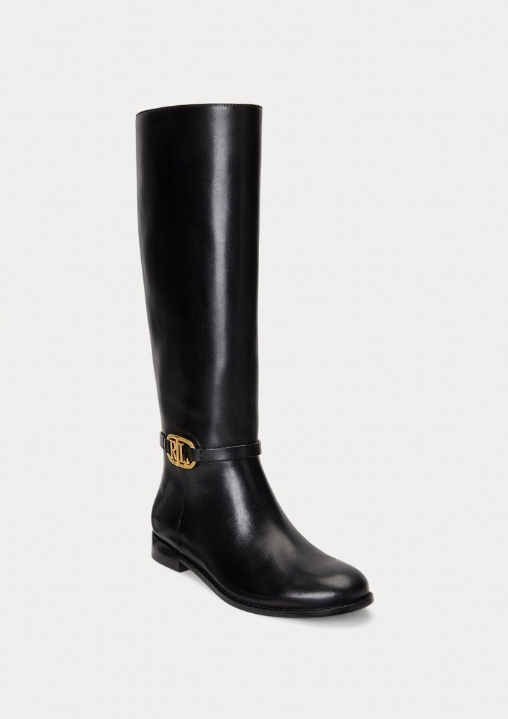 Elegant leðurstígvél frá Lauren Ralph Lauren, Mathilda, 49.990 kr.