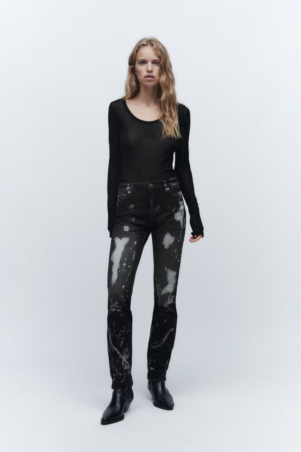 „Bleachaðar“ buxur eru að trenda, þorir þú? Zara, 5.495 kr.