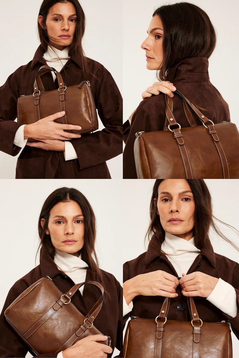 Þessi virkar mun dýrari en raun ber vitni.Taska, Kappahl, 5.499 kr.