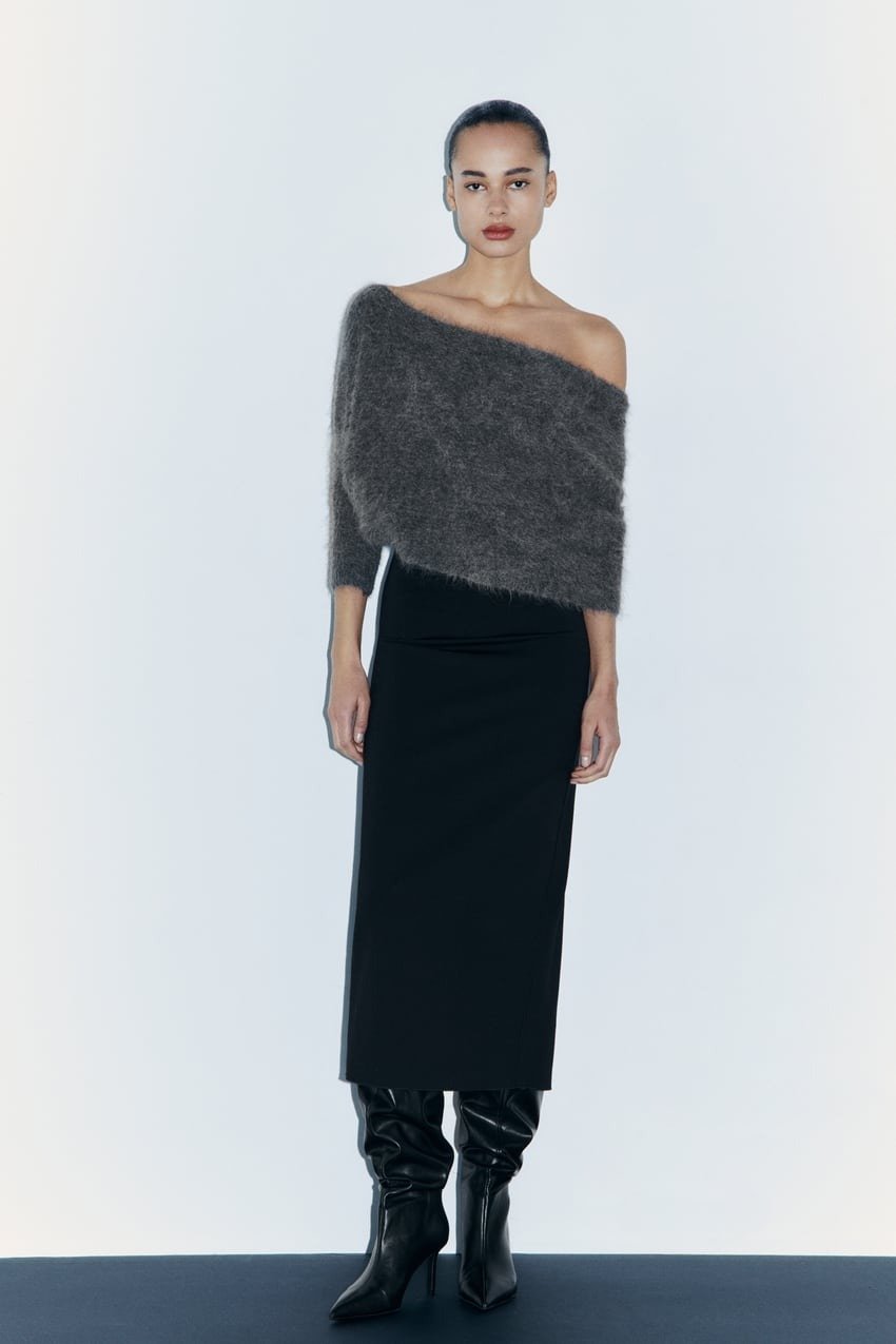 Sexí peysu-slá úr alpaca-ullarblöndu, Zara, 6.995 kr.
