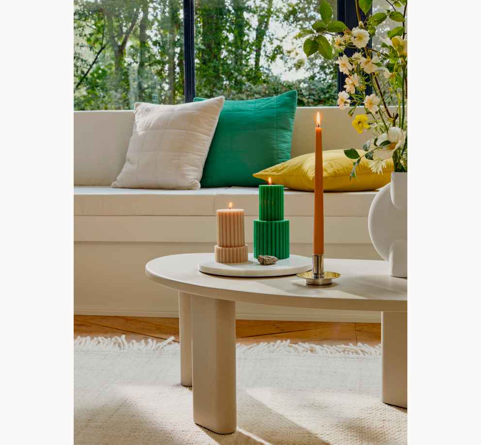 Kertaúrvalið í H&M Home er til fyrirmyndar og koma þau í öllum stærðum, gerðum, mynstrum og litum.