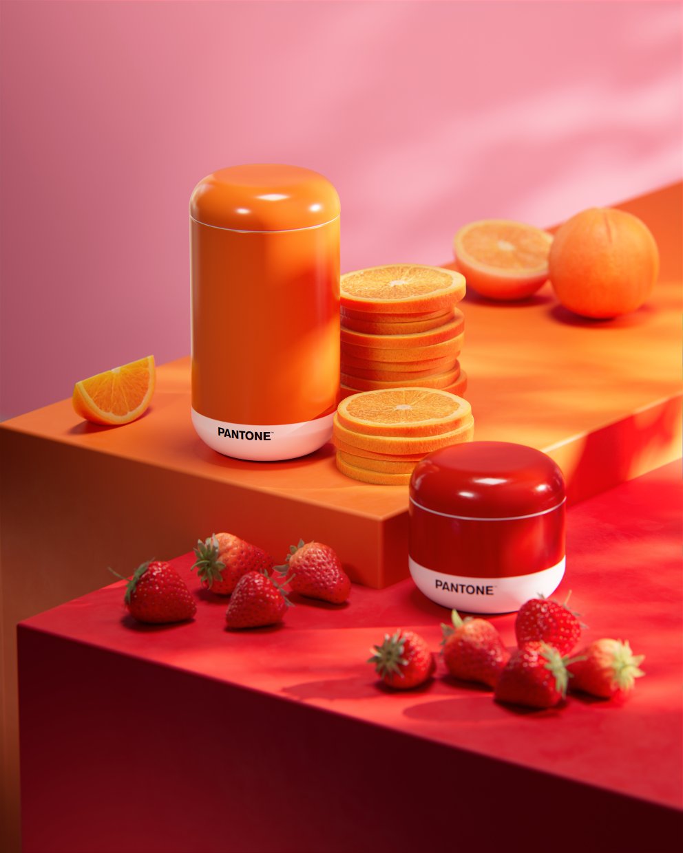 Úr heimilislínu H&M Home X Pantone sem von er á í H&M Home þar sem sterkir litir njóta sín til hins ítrasta.