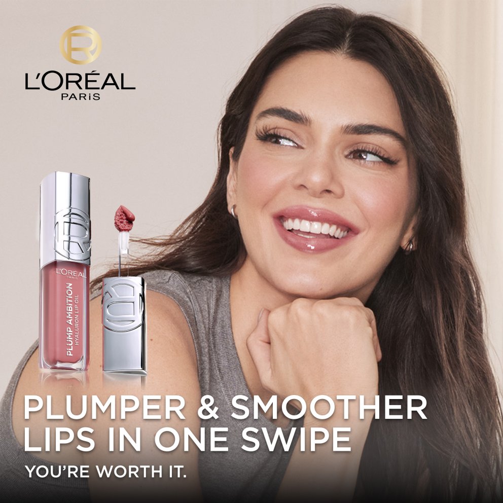 Plump Ambition Hyaluron Lip Oil frá L’Oréal Paris er nýr varagloss sem sameinar glans, fyllingu og næringu í einni vöru. Formúlan inniheldur hýalúrónsýru og tripeptíð sem veita vörunum raka í allt að 24 klukkustundir og hjálpa til við að gera þær sléttari og fyllri. Glossinn er með léttri, ekki-klístraða áferð og er nýtt uppáhald hér á bæ. Liturinn Worth it er meðal annars tjúllaður nude litur. Hagkaup, 2.418 kr.