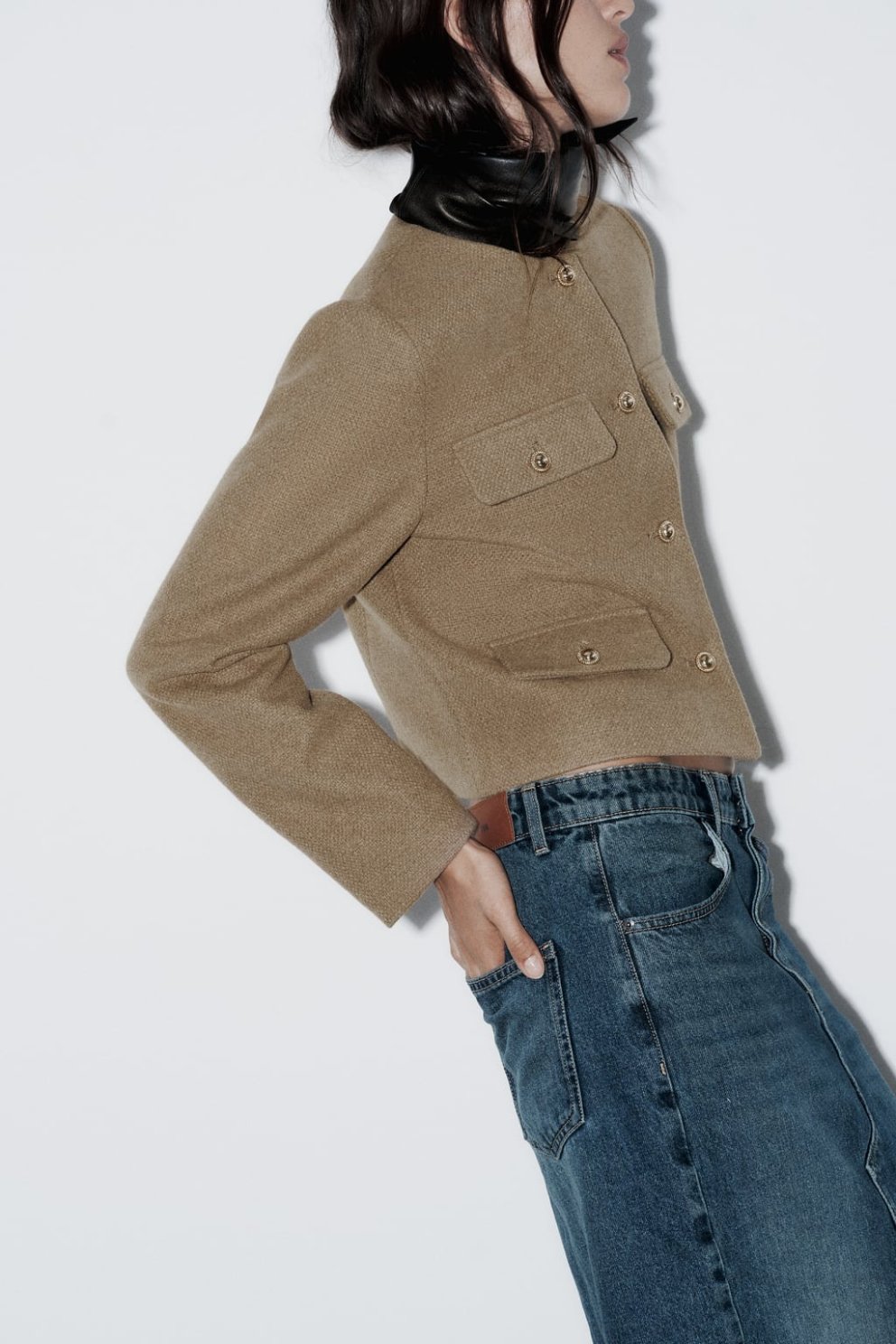 Snið sem er að trenda en er samt svo klassískt og stenst því tímans tönn og tískustrauma. Zara, 7.995 kr.