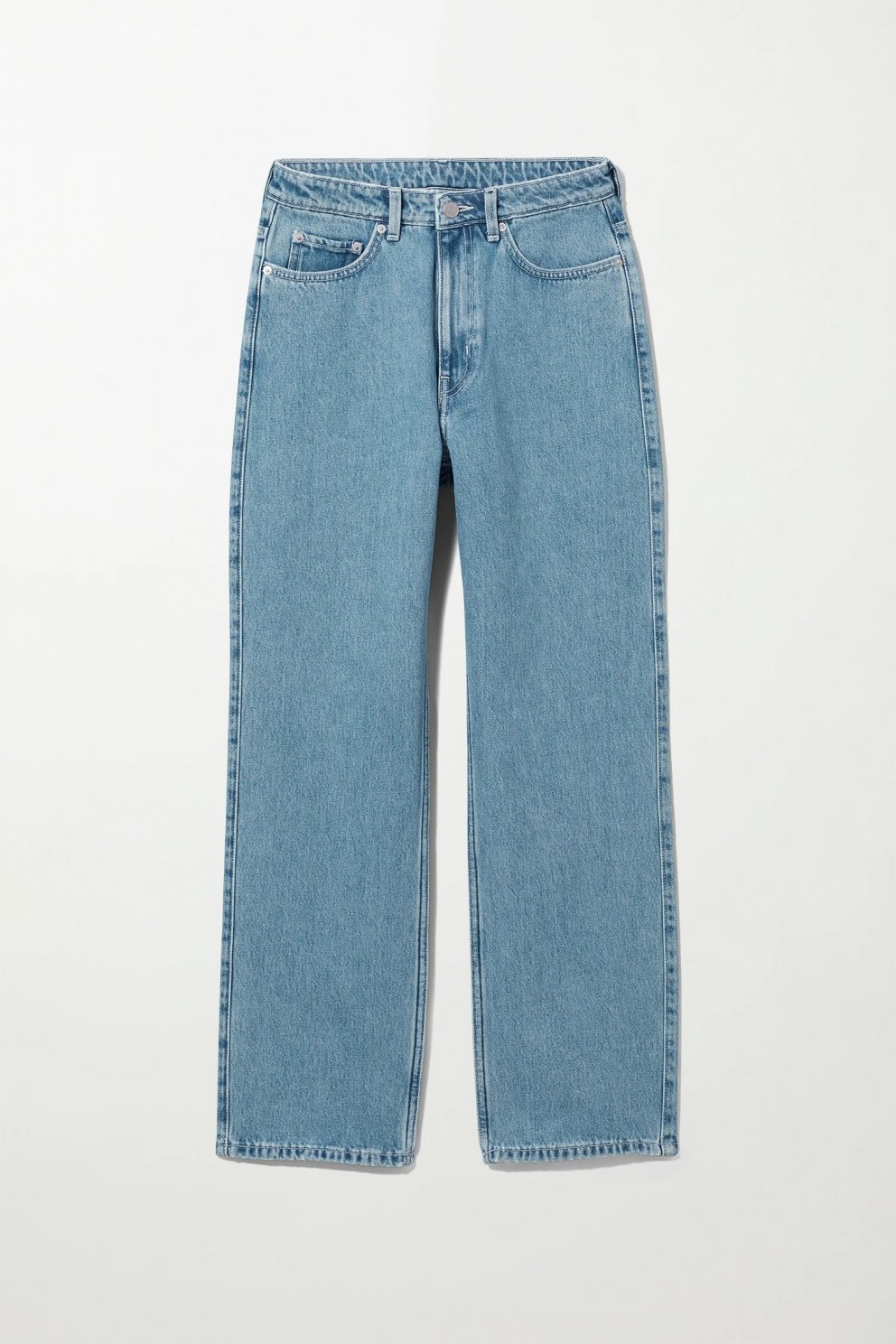 Rowe Extra High Straight Jeans, Weekday, Smáralind.