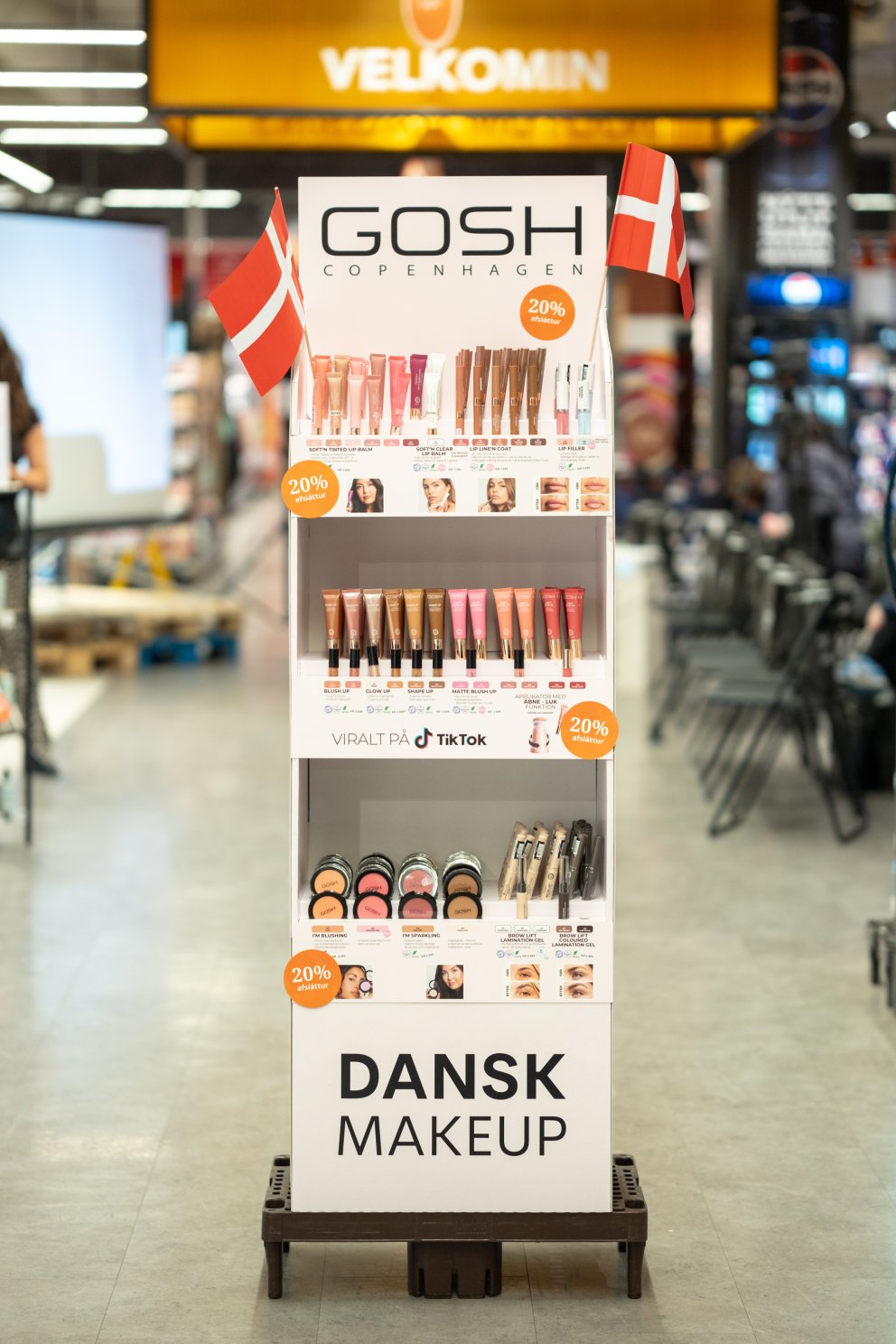 20% afsláttu er af Gosh Copenhagen út 28. apríl í Hagkaup, Smáralind.