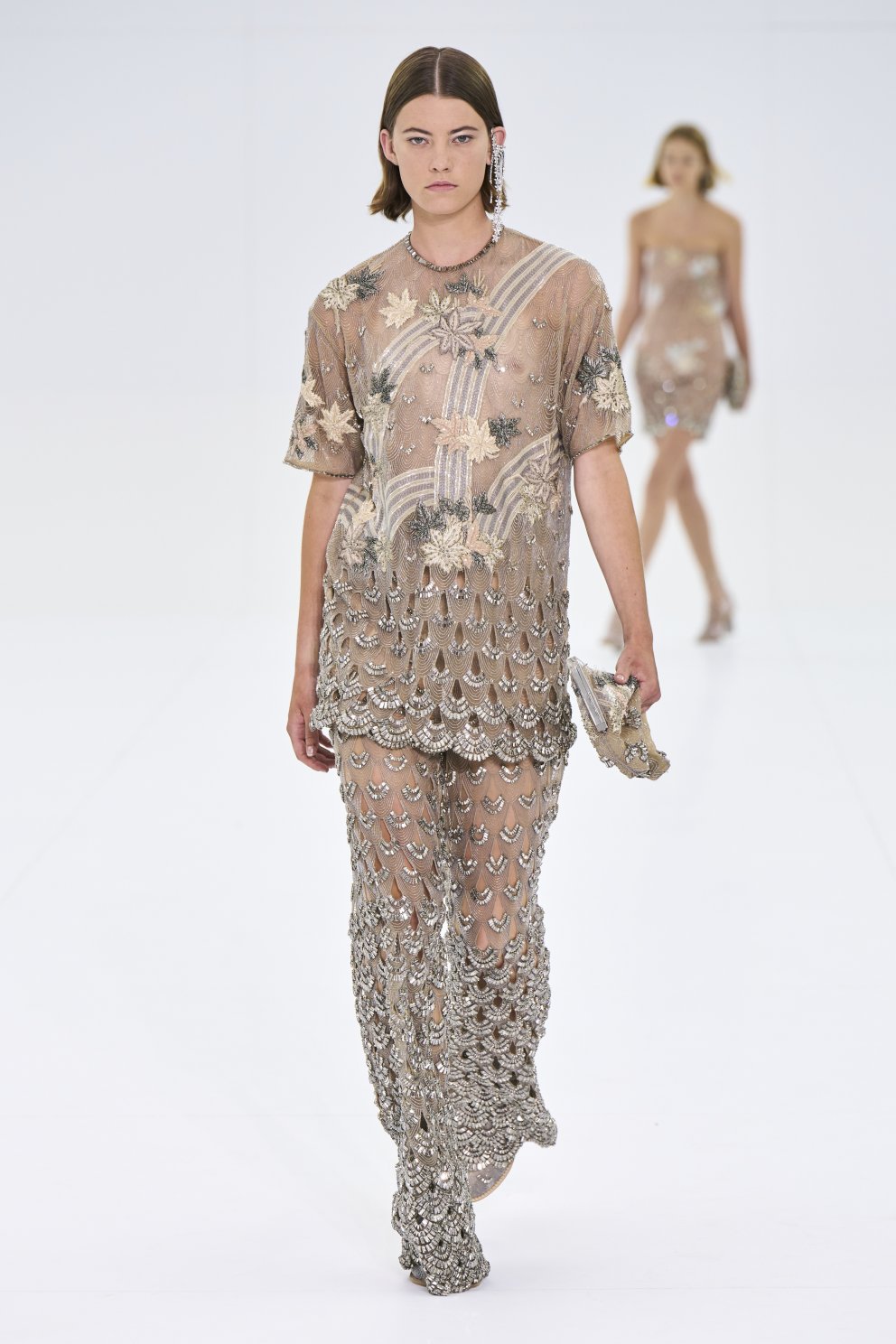 Fendi sendi mörg glimmerdress niður pallinn í ár.