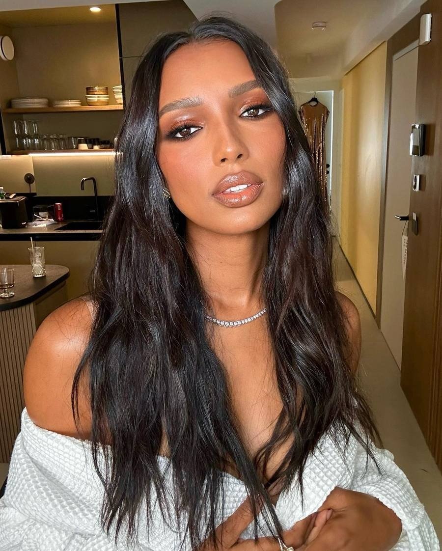 @jastookes Dásamlegur glans á Jasmine Tookes.