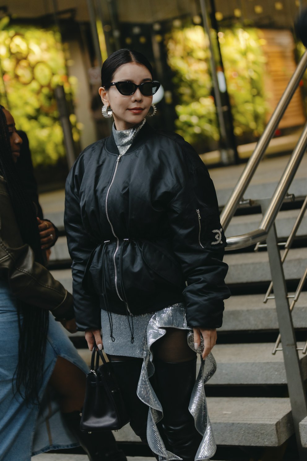Bomber frá Chanel sem tekinn er saman í mittið. Love it!