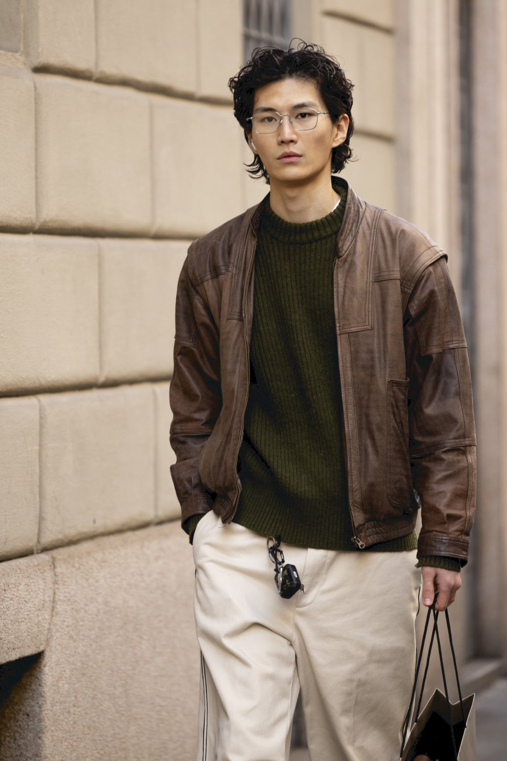 Brúnn og „vintage“ leddari er á óskalistanum fyrir vorið.