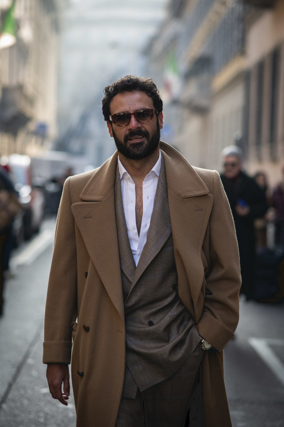 Klassískt lúkk og gott dæmi um fallegt „layering“.