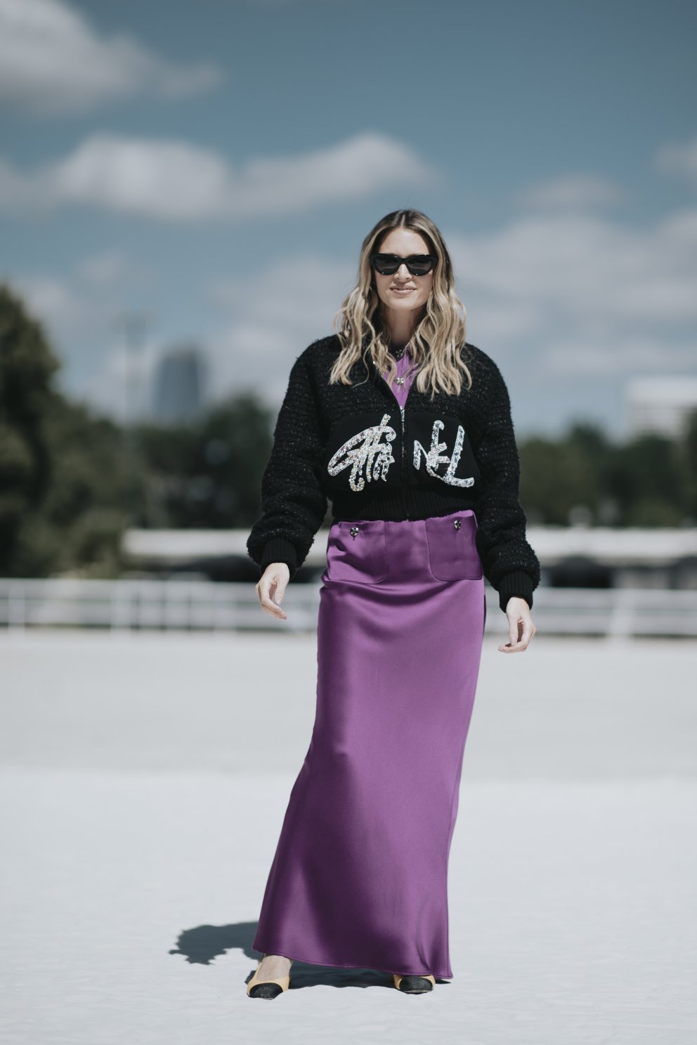 High-low Chanel-dress.