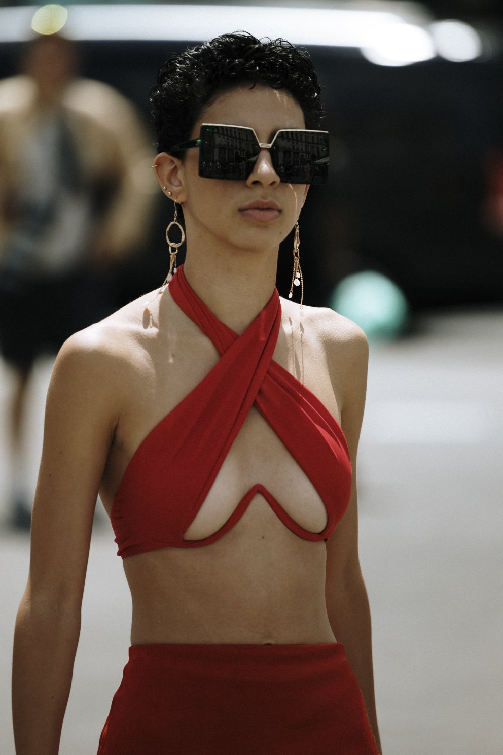 Woman in Red.