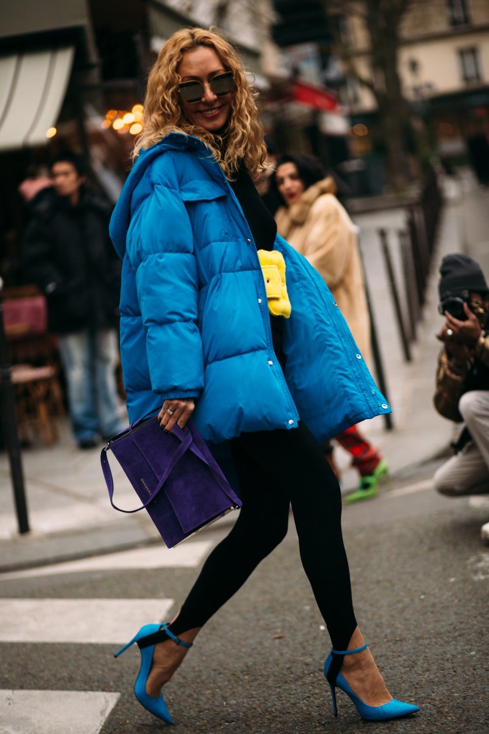Svokallaðar stirrup-leggings eru að koma sterkar inn. Þessi minnir á Carrie Bradshaw.