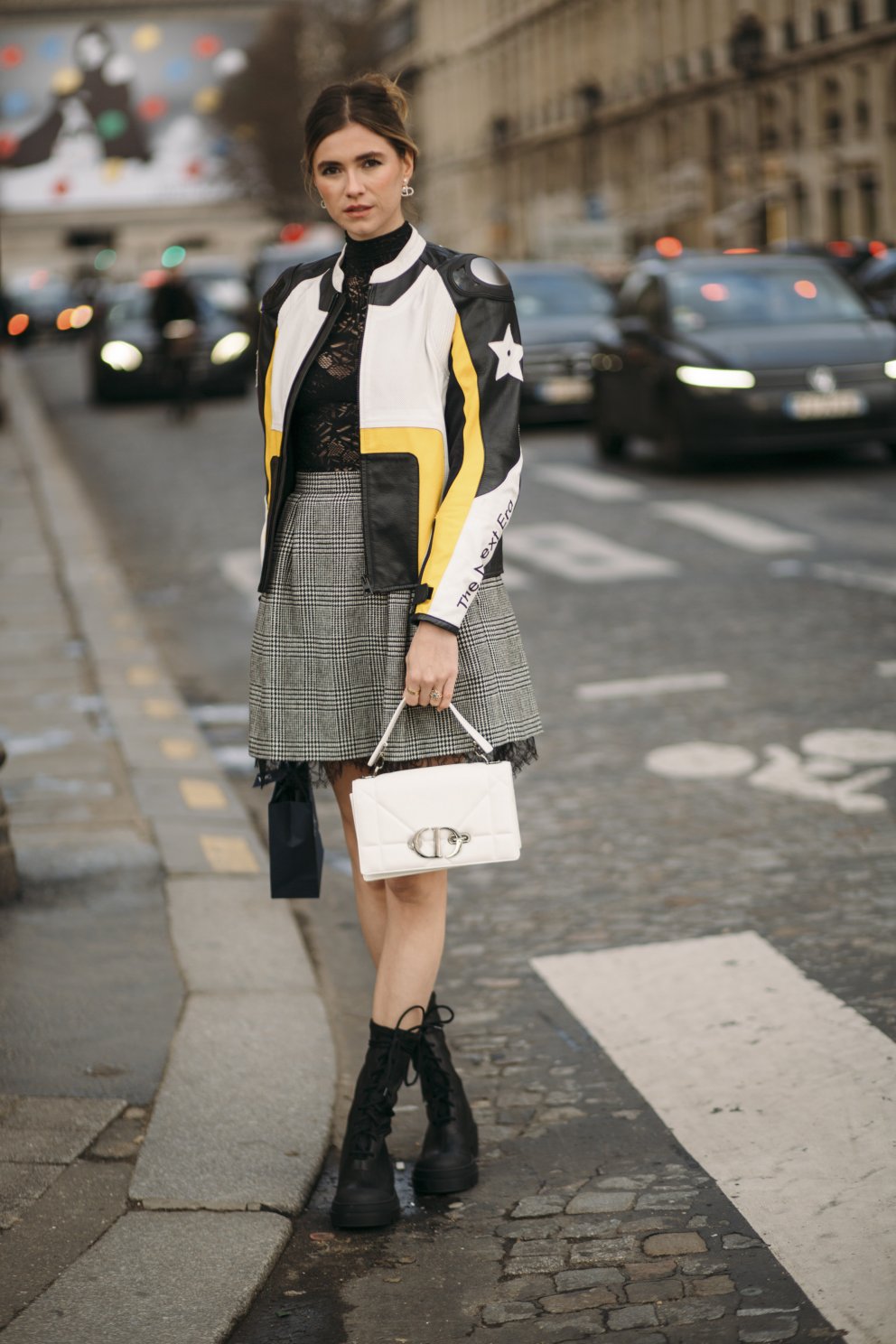 Dior lúkk á götum Parísar.