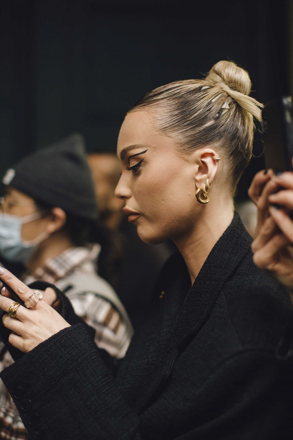 Grafískur eyeliner í anda Euphoria-þáttanna er það allra heitasta um þessar mundir.