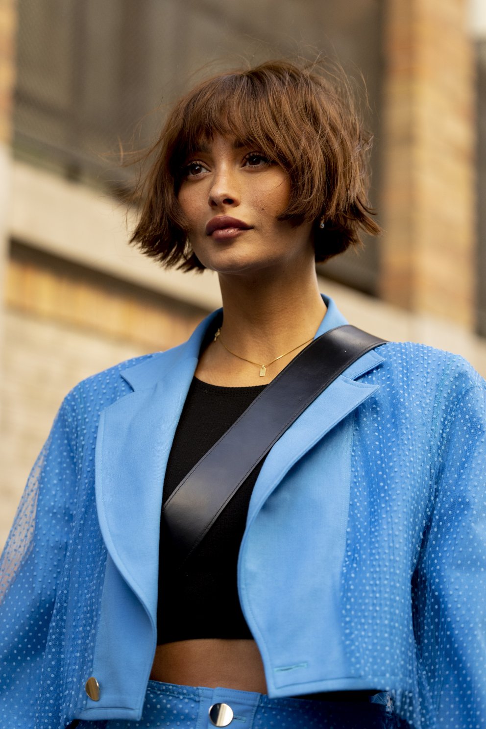 Ekta franskt og trés chic-útlit.