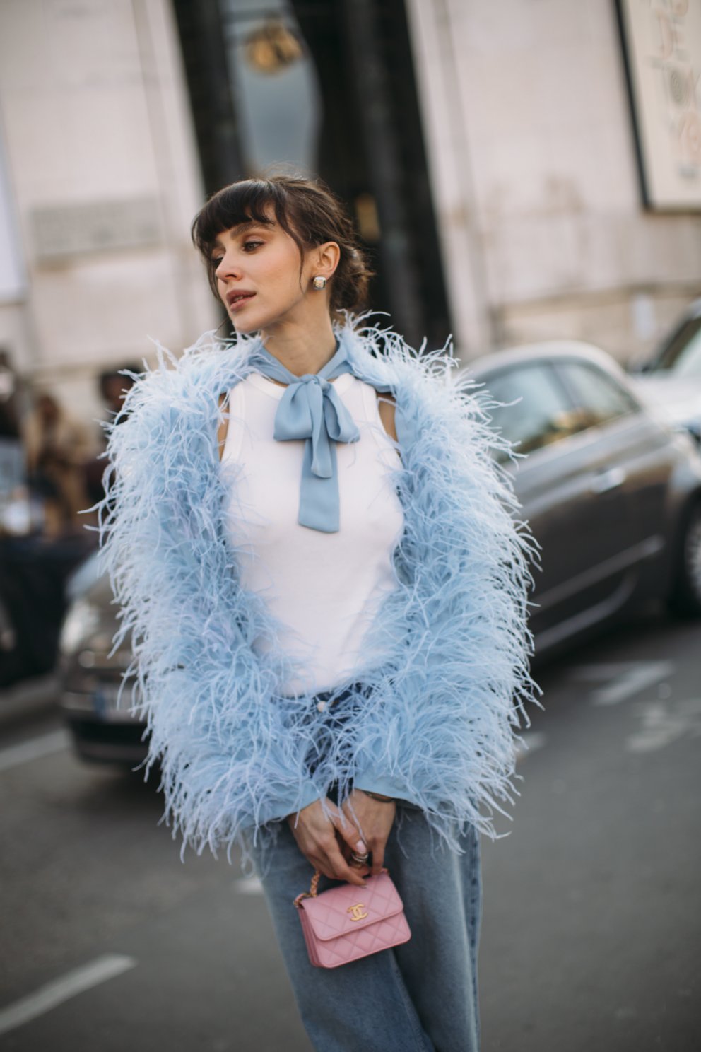 Við elegant snúð.