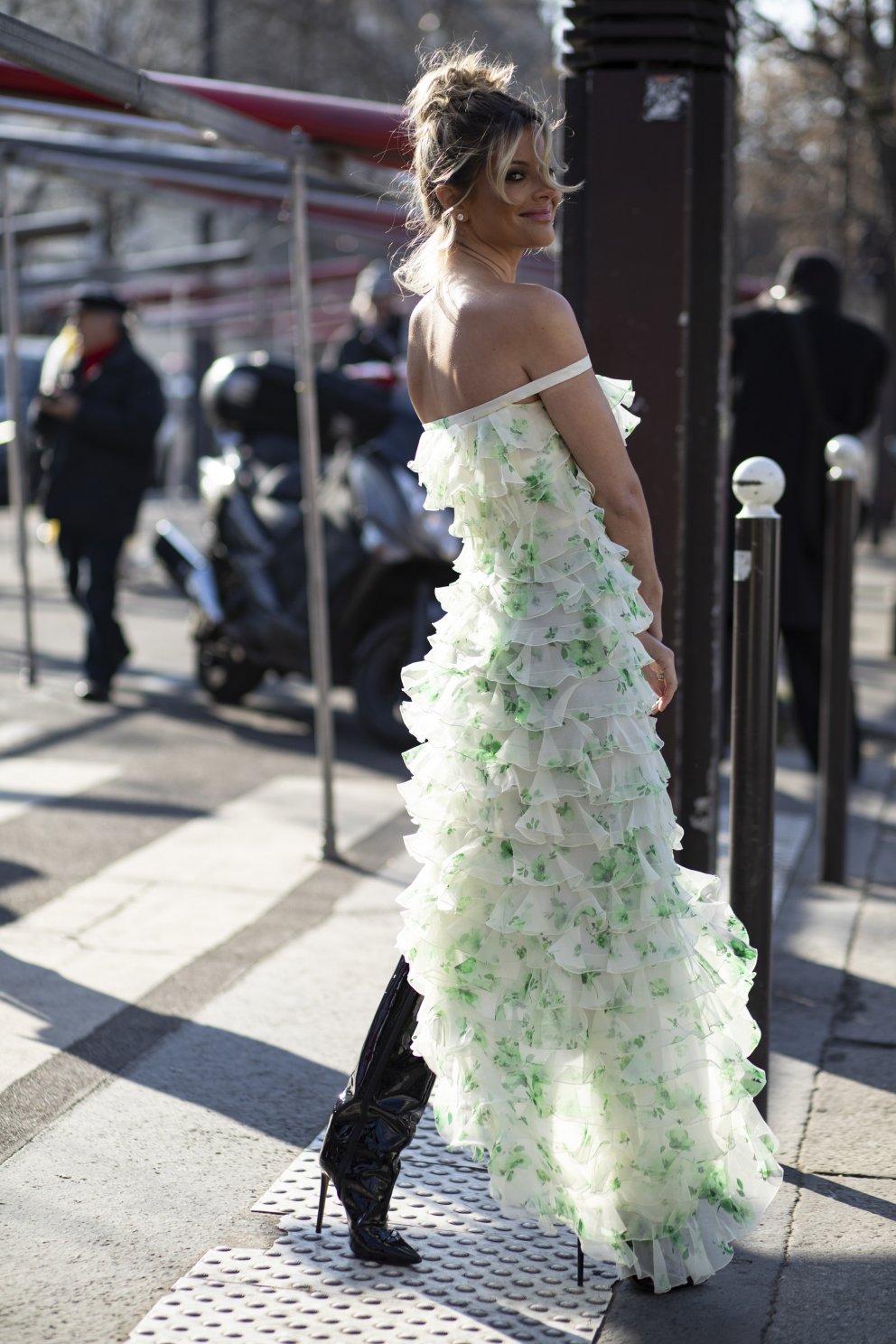 Pamela Anderson hefði rokkað þessa greiðslu á tíunda áratug síðustu aldar.