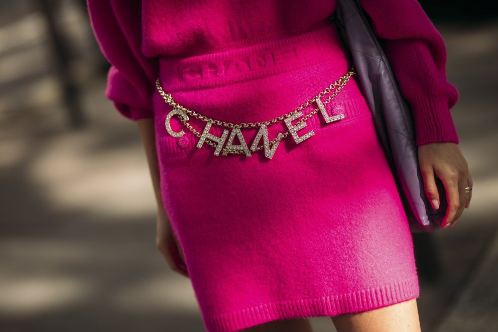 Sætt Chanel-lúkk á götum Parísarborgar.