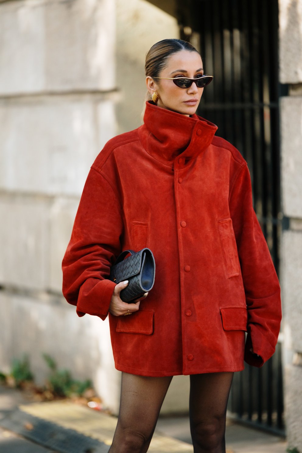 Blár og rauður verða áberandi litir þegar fer að vora.