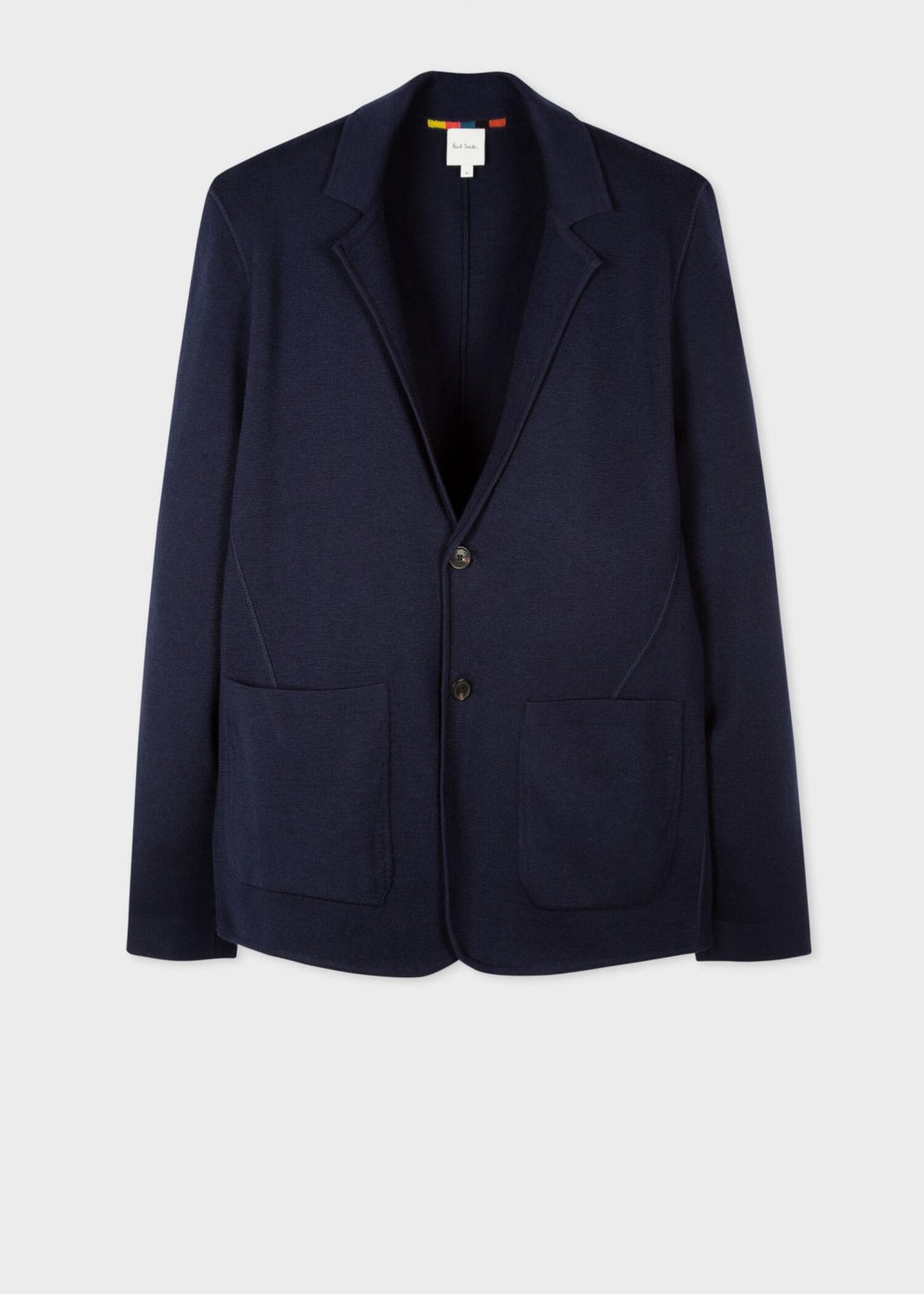 Prjónaður dökkblár jakki frá Paul Smith. Elegant en samt kasjúal. Kultur menn, 72.995 kr.