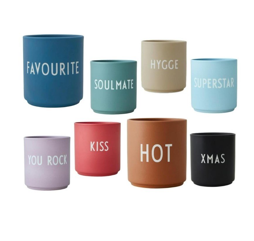 Favourite-kaffibollarnir frá Design Letters koma með ýmsum skilaboðum. Dúka, 3.290 kr.