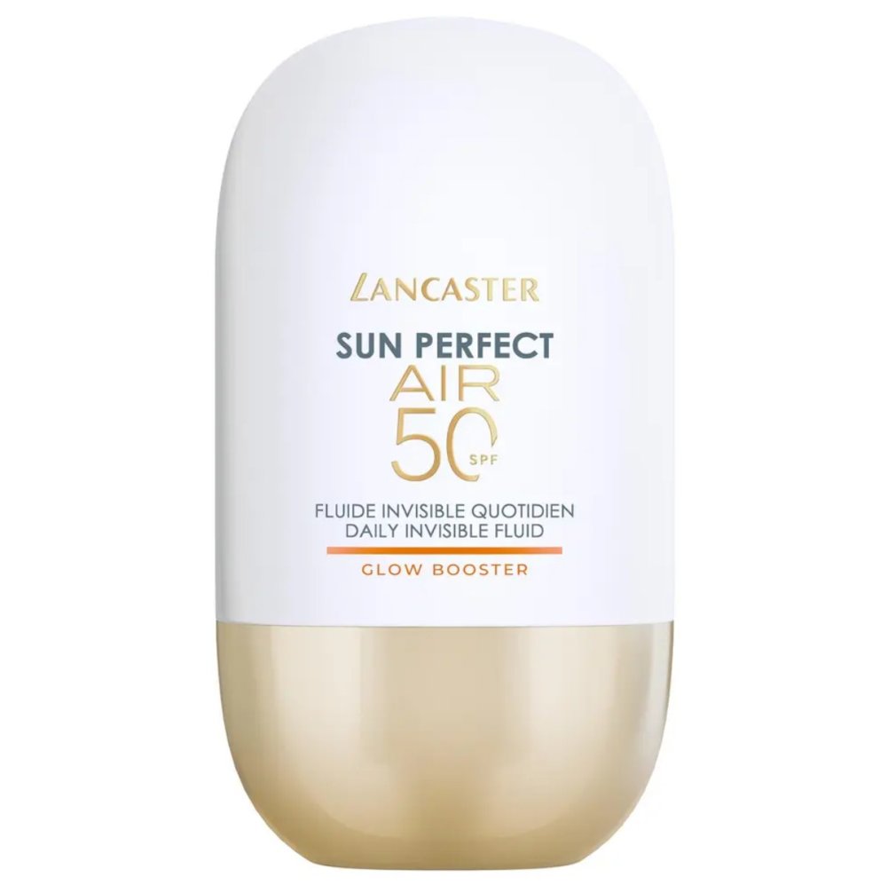 Sun Perfect Air Glow Booster frá Lancaster er létt og þægileg sólavörn SPF50 sem eykur ljóma húðarinnar og ver hana gegn daglegu áreiti. Hagkaup, 7.999 kr.