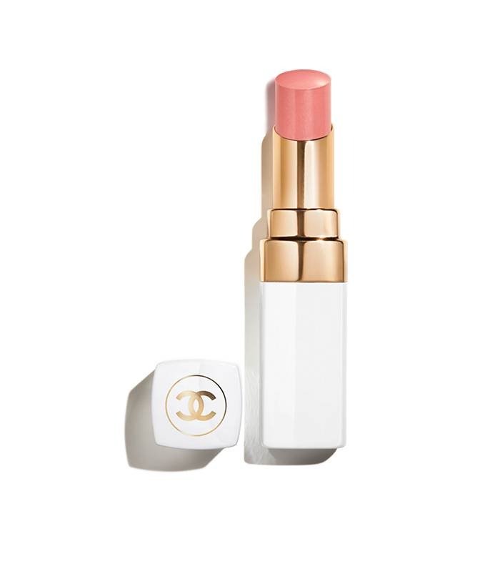 Litaði varasalvinn Rouge Coco Baume í litnum Pink Delight frá Chanel. Fæst í Hagkaup, Smáralind.