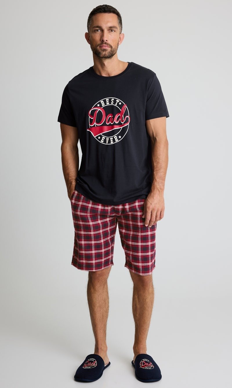 Náttföt merkt besta pabbanum úr Dressmann, Smáralind.