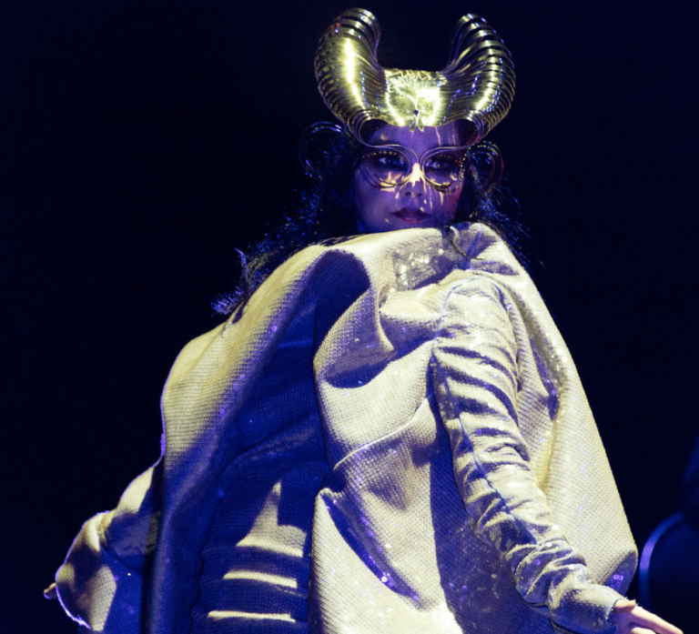 Björk mynduð af Santiago Felipe.