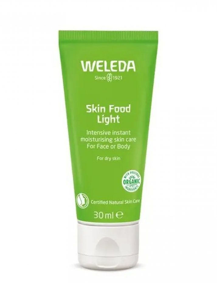 Weleda-kremið er gjarnan notað af förðunarfræðingum undir farða. Skin Food Light, Hagkaup, 1.349 kr.