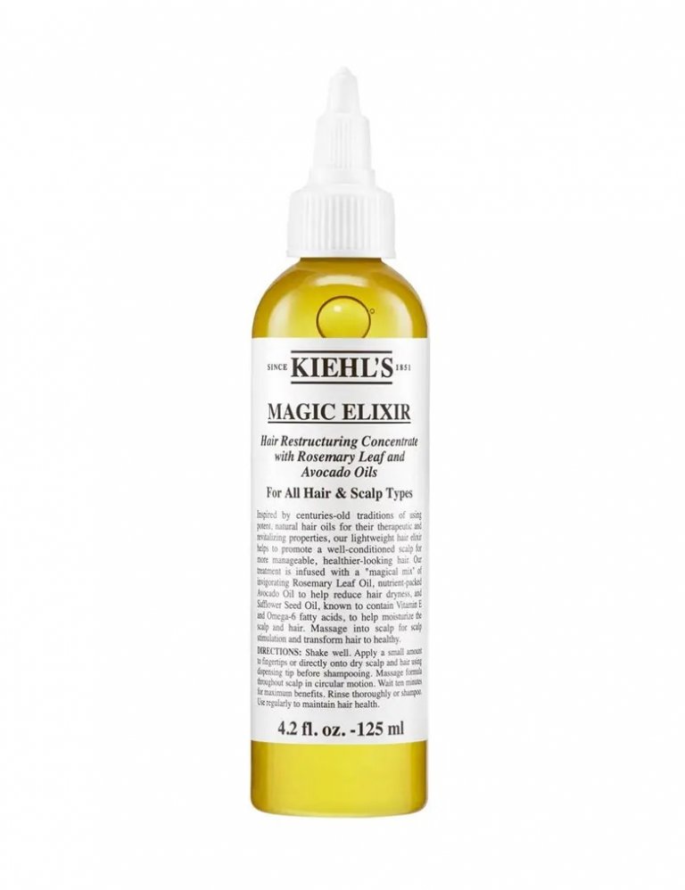 Hárolía, Hagkaup, 4.699 kr. Magic Elixir Scalp and Hair Oil Treatment er hárolía sem notast fyrir hárþvott fyrir mýkra og heilbrigðara hár og hentar öllum hárgerðum.