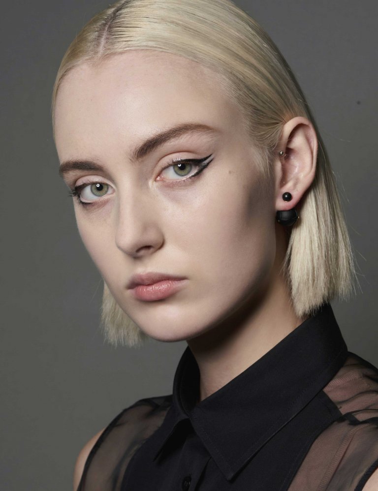 Tvöfaldur eyeliner hjá Dior.