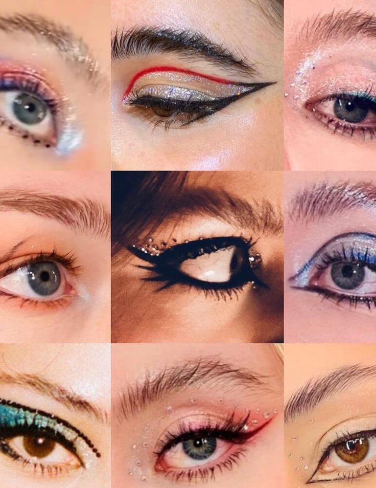 Allskyns eyeliner-lúkk eftir Donni.