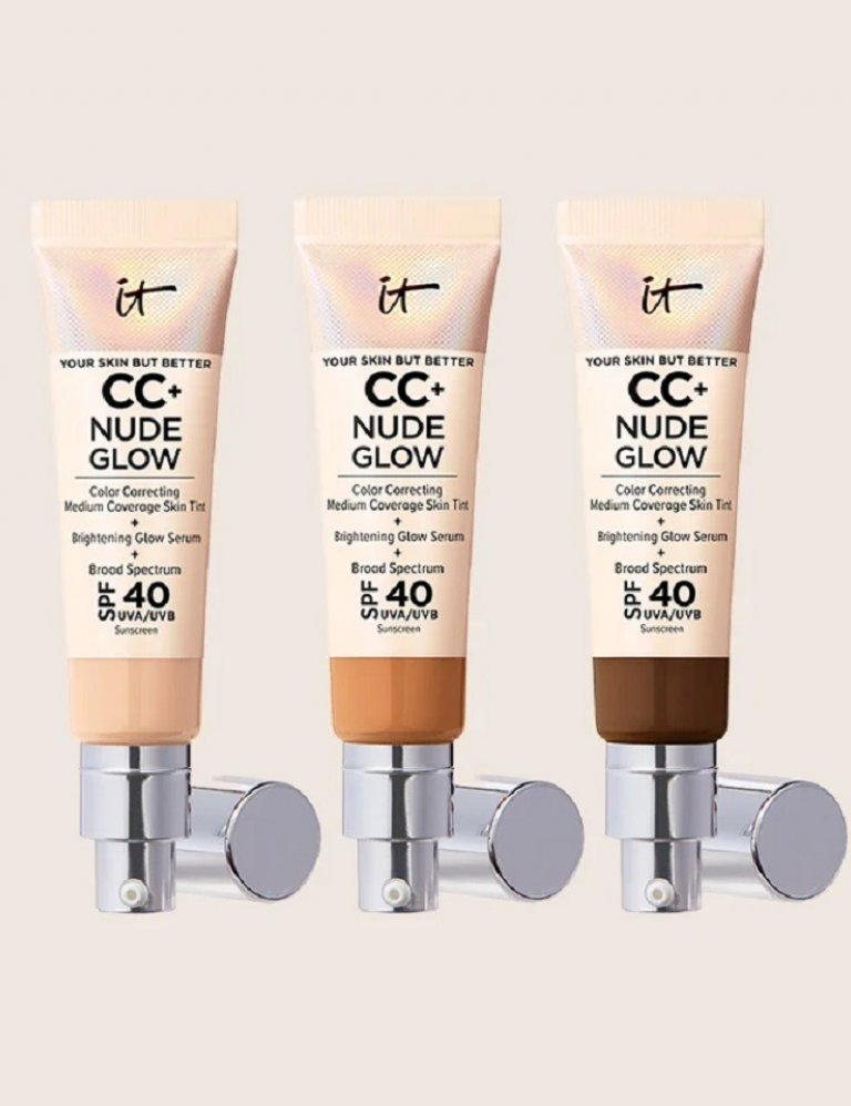 CC+ Nude Glow Lightweight Foundation + Glow Serum er fyrsta CC kremið sem er 90% húðvara og gefur samstundis heilbrigðan ljóma og jafnari húðlit. Hagkaup, 7.499 kr.