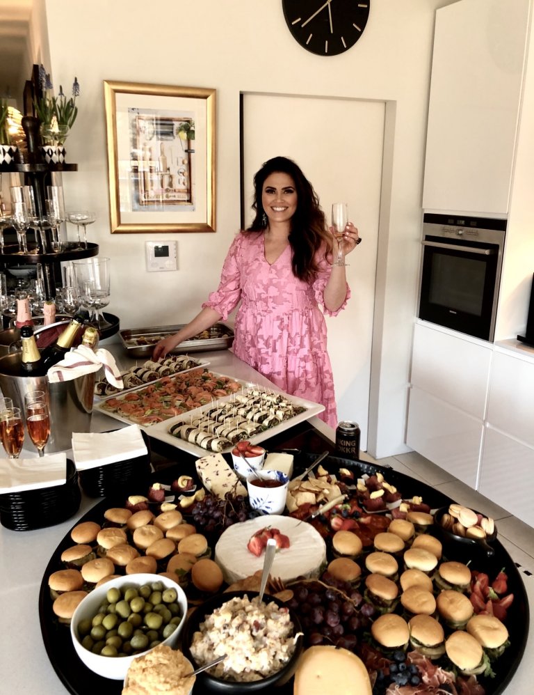 Kolbrún Pálína er þekkt fyrir að halda fallegar veislur.