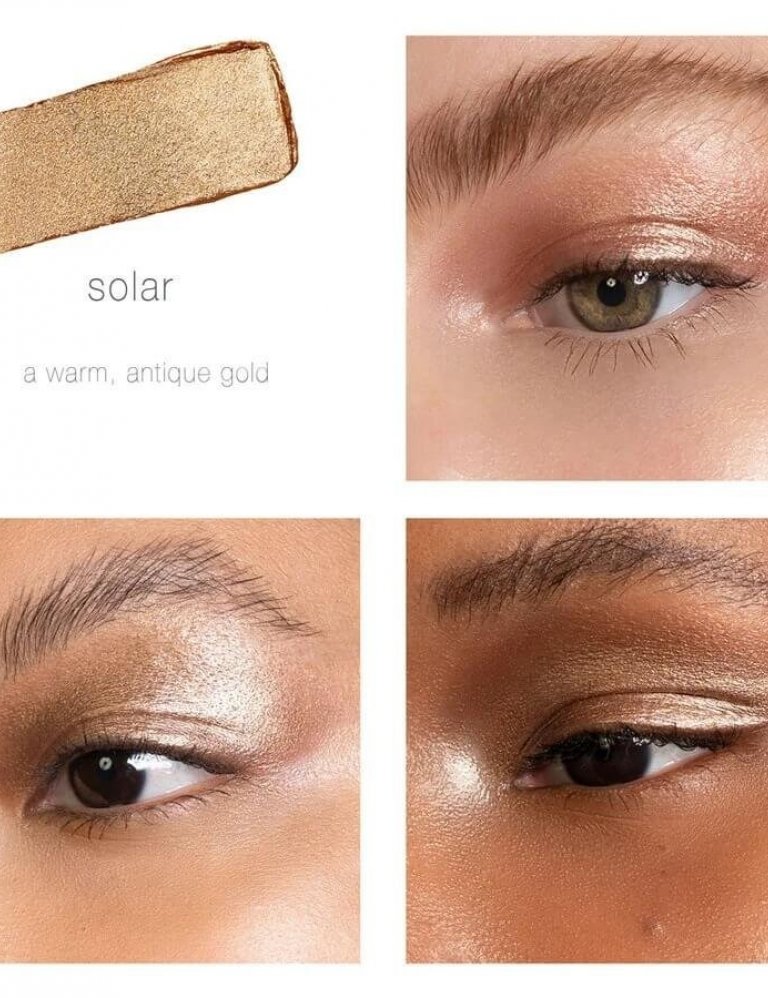 Kremaði augnskugginn Eyelights í litnum Solar frá RMS Beauty,Elira.