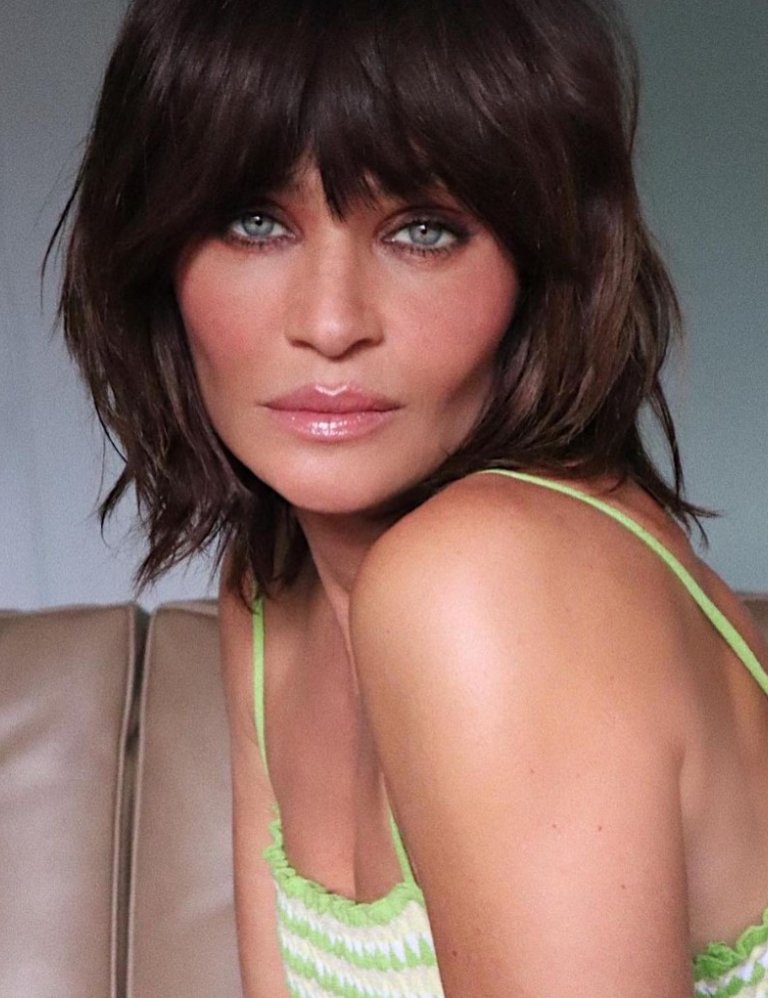 Orginal tískufyrirmyndin sjálf, Helena Christensen. Instagram, @hungvanngo