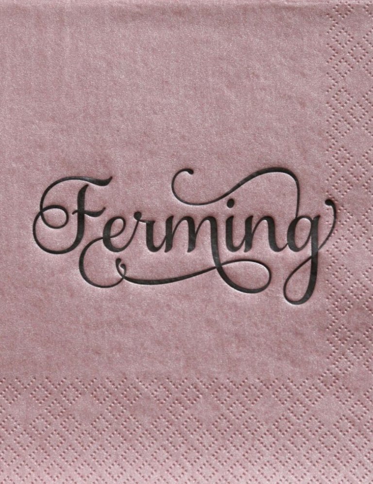 Fermingarservíetta Tinnu.