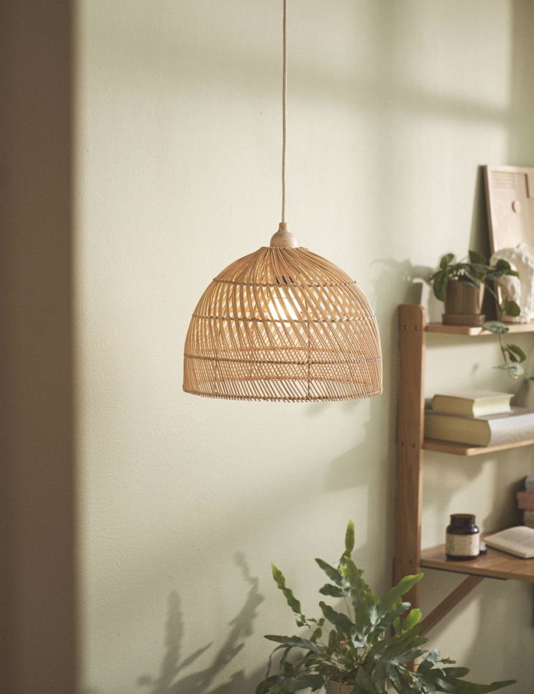 Lampaskermur úr basti frá  Søstrene Grene - 5.360 kr.