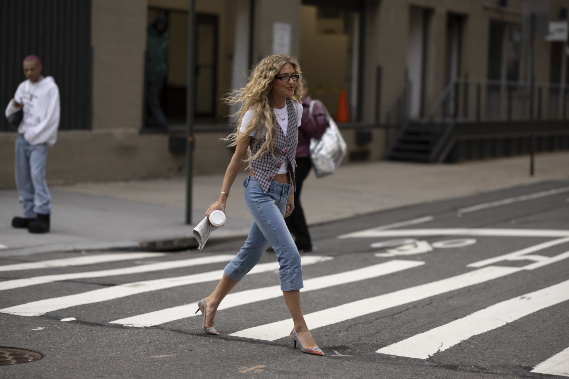 Þó við séum alls óvissar um kvartbuxnatrendið þá verðum við að vera hreinskilnar, þetta er hugsanlega eitt af uppáhaldsmómentunum okkar frá tískuvikunni í New York. Svo mikið Carrie!